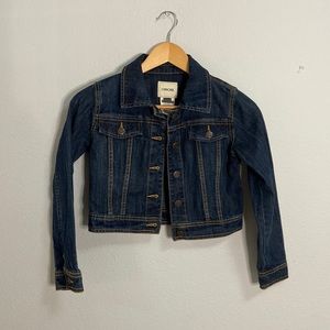 Jean Jacket cropped, girls size 7-8, Cherokee